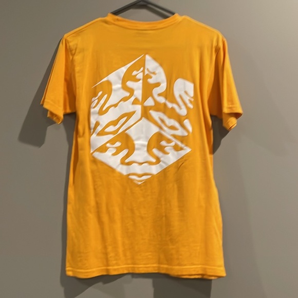 OBEY 2017 FACE LOGO TEE MUTED YELLOW - Picture 2 of 2